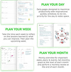 Wyze Planner Undated Daily Planner – 1-Year B5 Productivity Organizer - Image 4