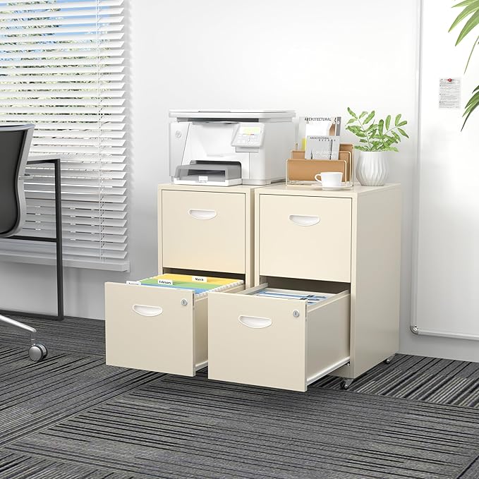 SteeLoong 2 Drawer File Cabinet - Image 4