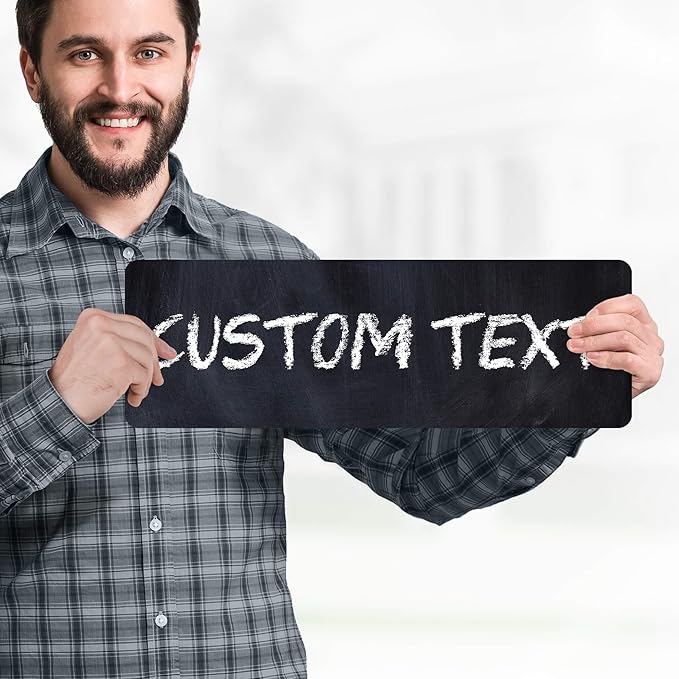 Custom Sign, Custom Street Sign, 11 Font Colors, 13 Font Styles, 4 Hole Options - Image 2