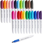 Amazon Basics Fine Tip Point Permanent Markers by AmazonBasics