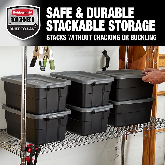 Rubbermaid 6-Pack Heavy Duty Durable 3 GAL Totes - Image 5