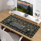 iCasso Desk Mat for Keyboard and Mouse, Large Mouse Pad, Desk Pad Mat, - Image 3