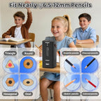 AFMAT Electric Pencil Sharpener, Fully Automatic Pencil Sharpener, Auto in & Out - Image 4