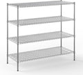 Regal Altair 24" Deep x 60" Wide x 54" Height Wire Shelving Kit | 4-Tier | NSF by Regal+Altair