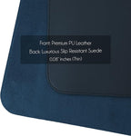Vine Creations PU Leather Desk Pad, Dark Blue - Image 4