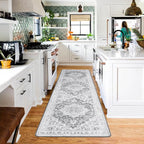GENIMO 2x10 Runner Rugs for Hallway, Machine Washable Non Slip Vintage Rugs - Image 2