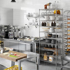 Regal Altair 21" Deep x 30" Wide x 86" Height Wire Shelving Kit | 10-Tier | NSF - Image 7