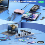 USB C Charger 300W USB C Charger Block, 8-Ports GaN IV Fast Charging Station Hub - Image 7