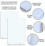 2 Pack 100 Sheets 11" x 17" Isometric Graph Paper Pad Landscape - Image 5