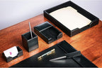 DACASSO Bonded Leather Desk Set - Image 3