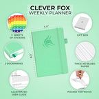 Clever Fox Planner – Undated Weekly & Monthly Planner - Image 2