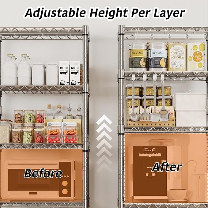 Metal Storage Shelves 5 Tier - Image 7