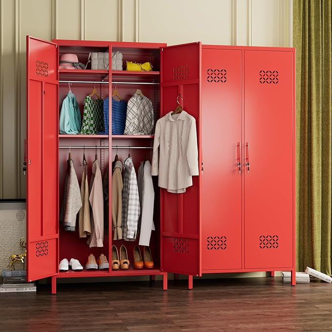 SUPEER 2 Doors Metal Storage Locker - Image 8