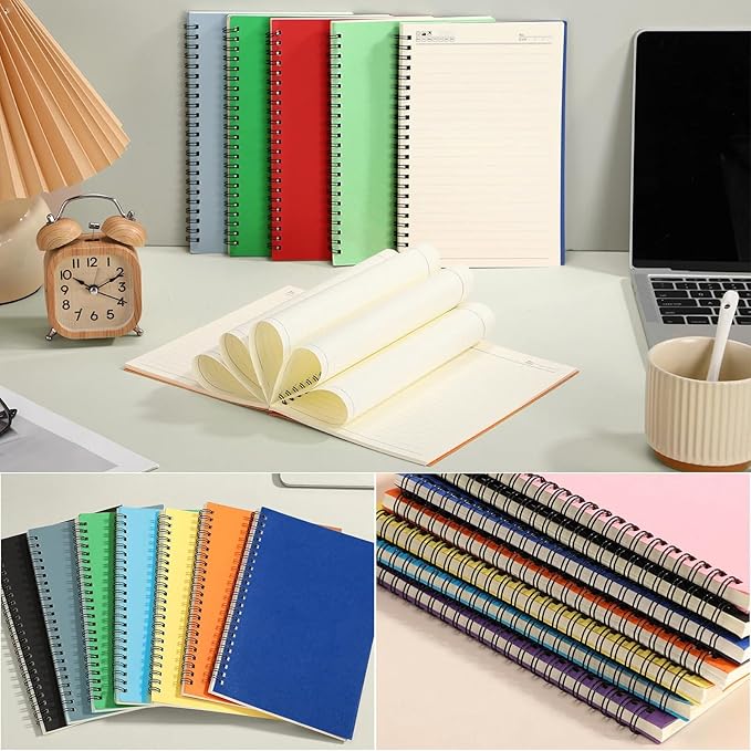 Leelosp 12 Pack Small Spiral Notebook A5 Lined College Ruled Spiral Journal - Image 5