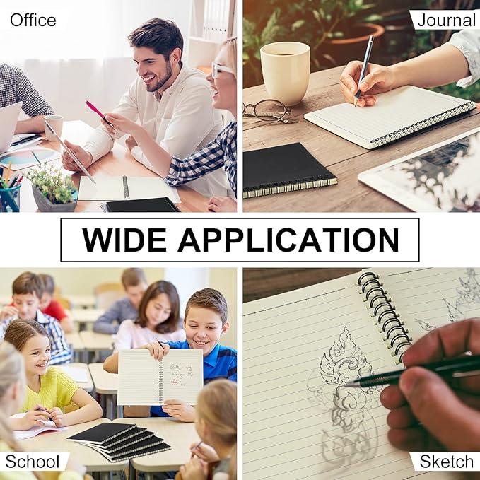 Yahenda 36 Pcs Spiral Notebook Bulk A5 Journal Lined 8.3'' x 5.5'' Writing - Image 5