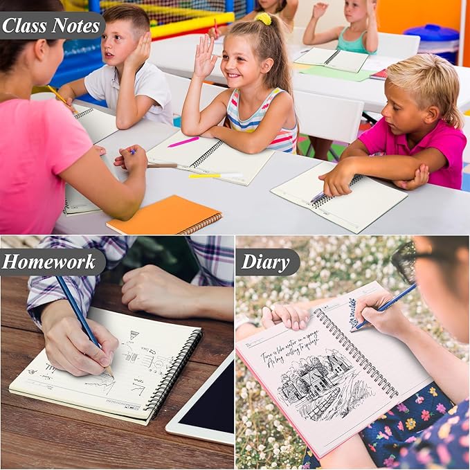 Leelosp 12 Pack Small Spiral Notebook 5 x 7 Inch Lined College Ruled Spiral - Image 7
