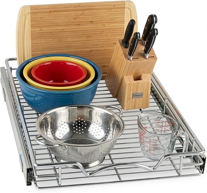 HOLDN’ STORAGE Pull Out Cabinet Organizer, Heavy Duty Caddy w/Lifetime Limited by HOLDN%E2%80%99STORAGE