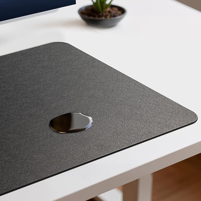 Jotsome Leather Desk Pad Mat, Non-Slip Desk Blotter Pad - Image 6