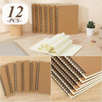 Leelosp 12 Pack Small Spiral Notebook 5 x 7 Inch Lined College Ruled Spiral - Image 5