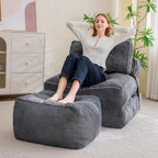 higogogo square stuffed pouf ottoman, corduroy poufs with, package contents