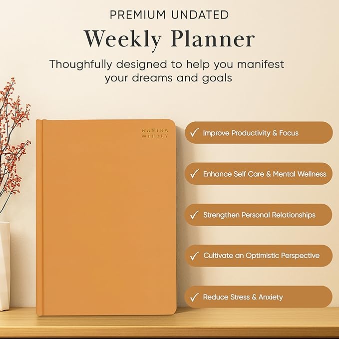 Mantra Planner 2026 Planner, Daily Journal & Gratitude Journal All-In-One - Image 2
