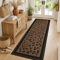 dweike easy jute non slip runner rug, 2x6, main product view