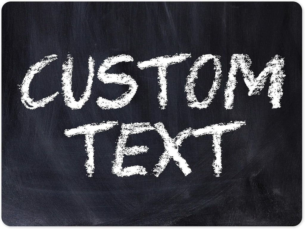 Custom Sign, Custom Street Sign, 11 Font Colors, 13 Font Styles, 4 Hole Options