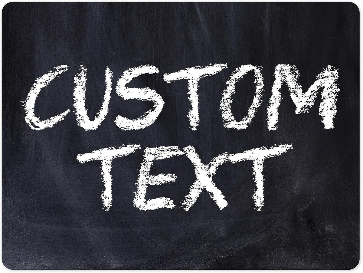 Custom Sign, Custom Street Sign, 11 Font Colors, 13 Font Styles, 4 Hole Options