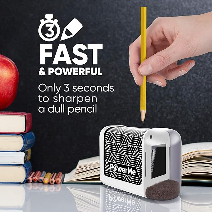 Battery-Operated Electric Pencil Sharpener - Image 4