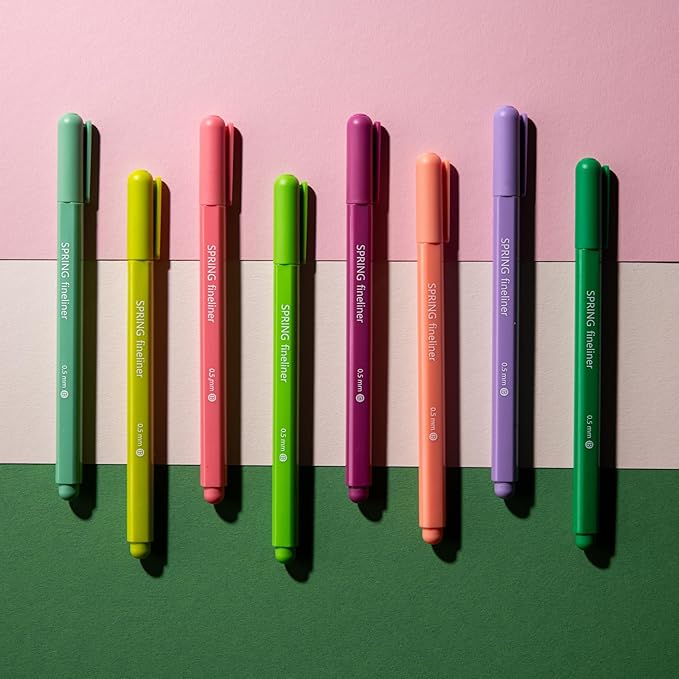 DIVERSEBEE Fine Tip Pens, 8 Bible Pens No Bleed Through, 0.5mm Fine Point - Image 4