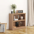 Bevfint Bookcase, 2 Tiers S Bookshelf Open Storage Organization, Floor Standing by Bevfint