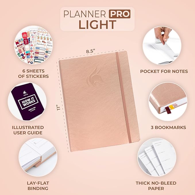 Clever Fox Planner PRO Light – Weekly & Monthly Life Planner to Increase - Image 2