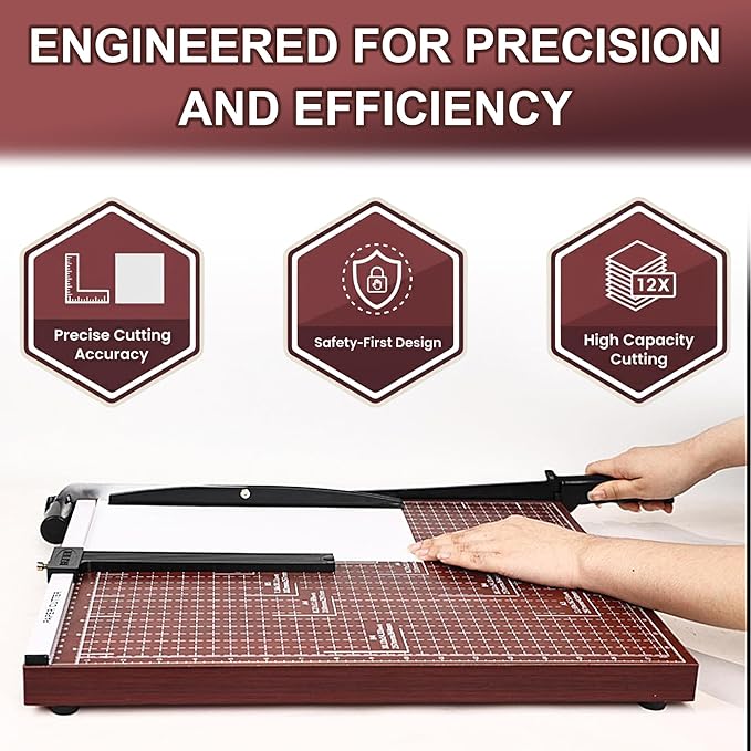 Voluda 18 Inch Guillotine Paper Cutter - Image 3