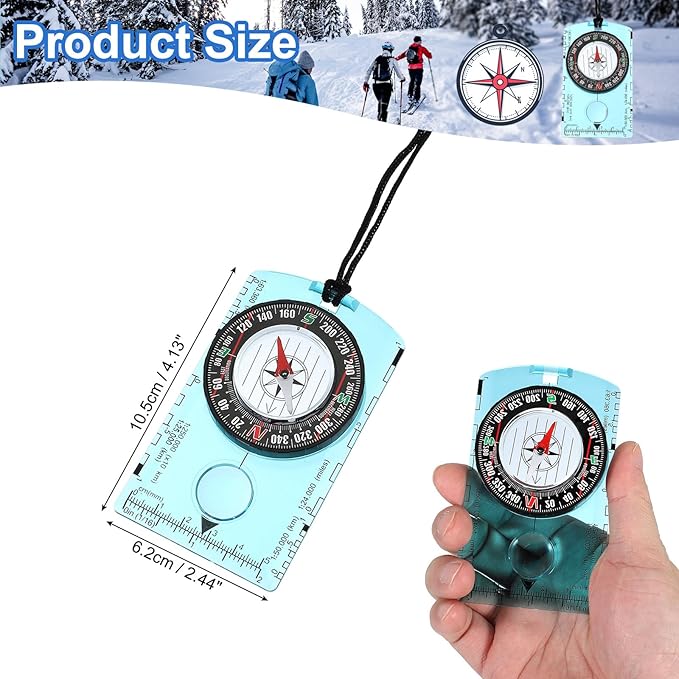 PATIKIL Orienteering Compass, Navigation Backpacking Compasses - Image 2