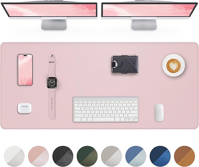 Leather Desk Pad Protector by AFIING
