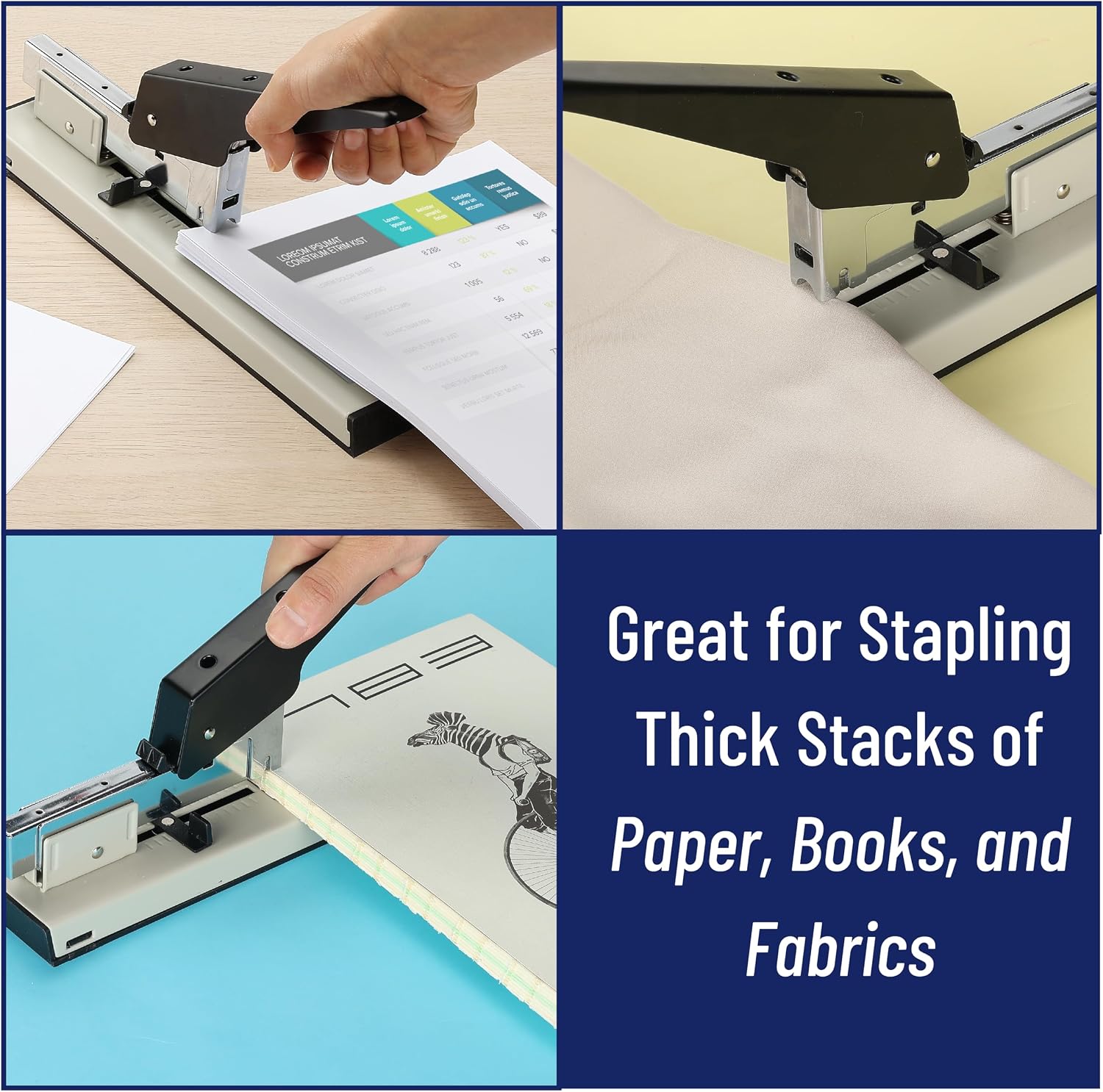 Mr. Pen- Heavy Duty Staples Office Supply, 10000 pcs Staples for Stapler | 100 Sheet High Staple, 1/2 inch Length, Office Staple, Galvanized Rust-Resistant for School, Home, Documents