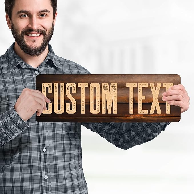 Custom Sign, Custom Street Sign, 11 Font Colors, 13 Font Styles, 4 Hole Options - Image 2