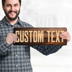 Custom Sign, Custom Street Sign, 11 Font Colors, 13 Font Styles, 4 Hole Options - Image 2