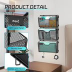 SUPEASY Magnetic File Holder, 3 Pack File Folder Organizer, Wall File Organizer - Image 5
