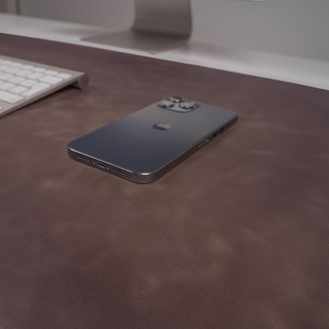 Node Leather - Leather Desk Mat - Executive Real Leather Desk Pad - Genuine - Image 5