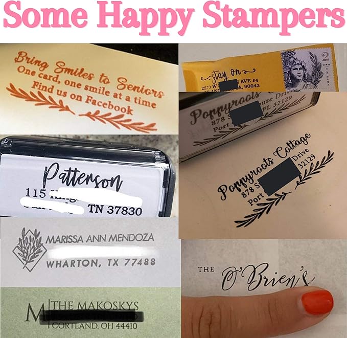 Custom Address Stamp Personalized Self Inking Stamps Custom Return Address - Image 7