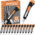 DIYSELF 12-Pack Box Cutters, Disposable Utility Knife, Box Cutter Retractable by DIYSELF