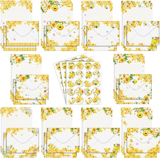 TaoBary 160 Pcs Stationery Paper Set 50 Double Sided Stationery Papers by TaoBary