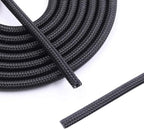 Flauzmann 1/4" Braided Cable Sleeve - 10Ft Cat Cord Protector Split Wire Loom by Unknown