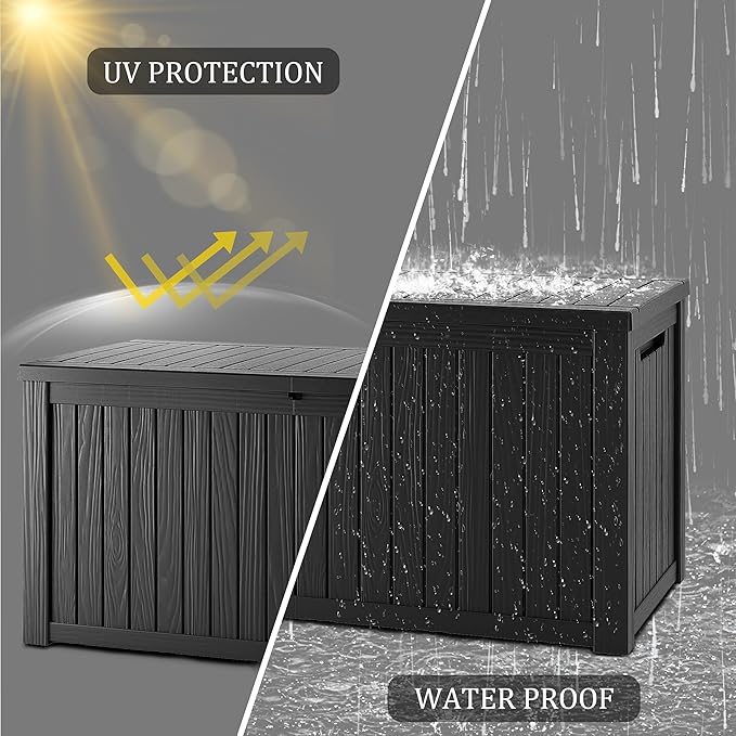 Yardgrace Extra-Large 150 Gallon Outdoor Chest Storage Waterproof - Image 4