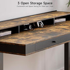ONBRILL Standing Desk with Drawers, 63x23.6 Electric Stand Up Desk with Storage - Image 5