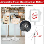 VAIIGO 3 Pack Heavy Duty Standing Sign Holder 8.5x11 Inch - Image 6