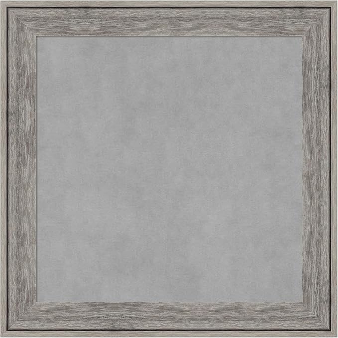 Amanti Art Grey Framed Magnetic Board 25x25 Medium Vision Board by AmantiArt