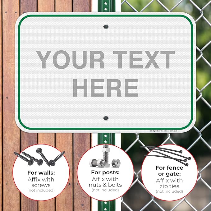 Custom Sign, Personalized Metal Signs, Customize - Image 4