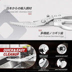 TIVOLI Poultry Shears Silver, Japanese Kitchen Shears Heavy Duty - Image 2